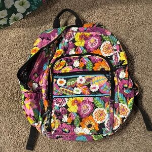 Vera Bradley Colorful Floral Backpack